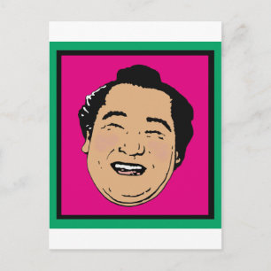 Der glücklichste Sumo der Welt Postkarte