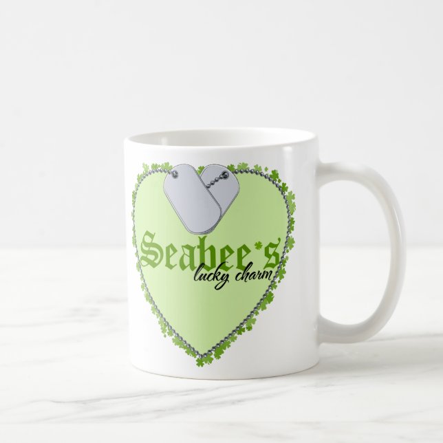 Der Glücksbringer des Seabees Tasse (Rechts)