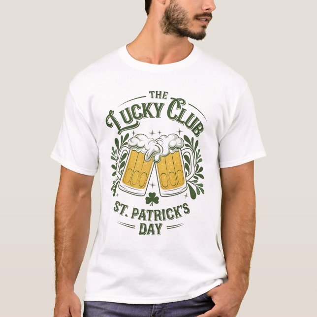 Der Glücksclub St. Patrick's Day T-Shirt (Vorderseite)