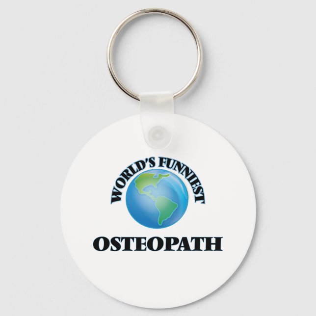 Der glühendste Osteopath der Welt Schlüsselanhänger (Vorderseite)