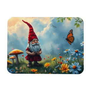 Der Gnom und der Schmetterling Magnet