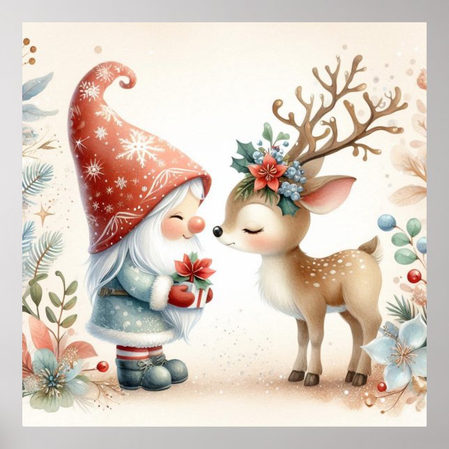 Der Gnome und das Rentier Poster (Vorne)