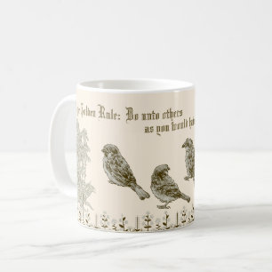 Der Golden Rule Becher Kaffeetasse