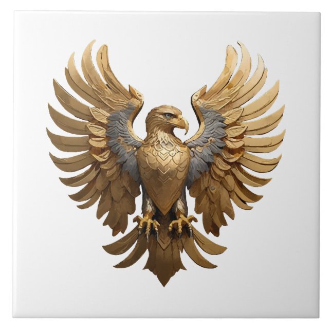Der Goldene Adler Fliese (Vorderseite)