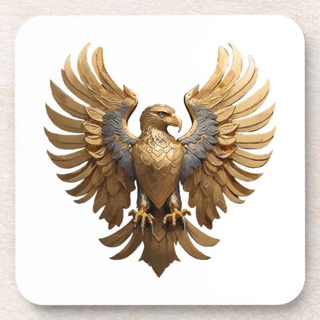 Der Goldene Adler Getränkeuntersetzer (Vorderseite)