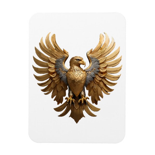 Der Goldene Adler Magnet (Vertikal)