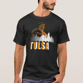 Der Goldene Bohrer von Tulsa Oklahoma und der Tuls T-Shirt