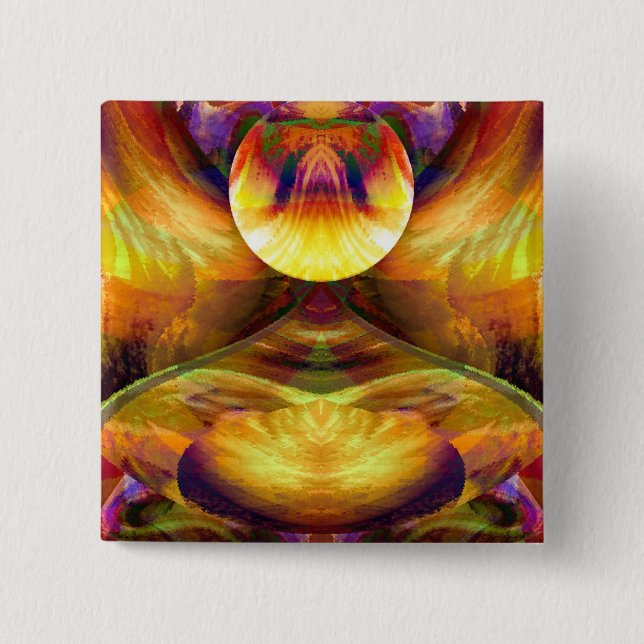 Der goldene Buddha Button (Vorderseite)