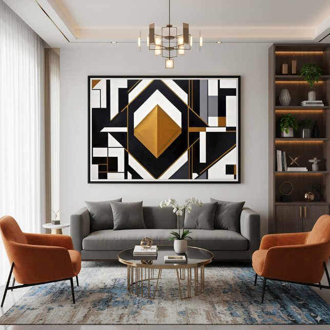 Der goldene Diamant Poster (Von Creator hochgeladen)