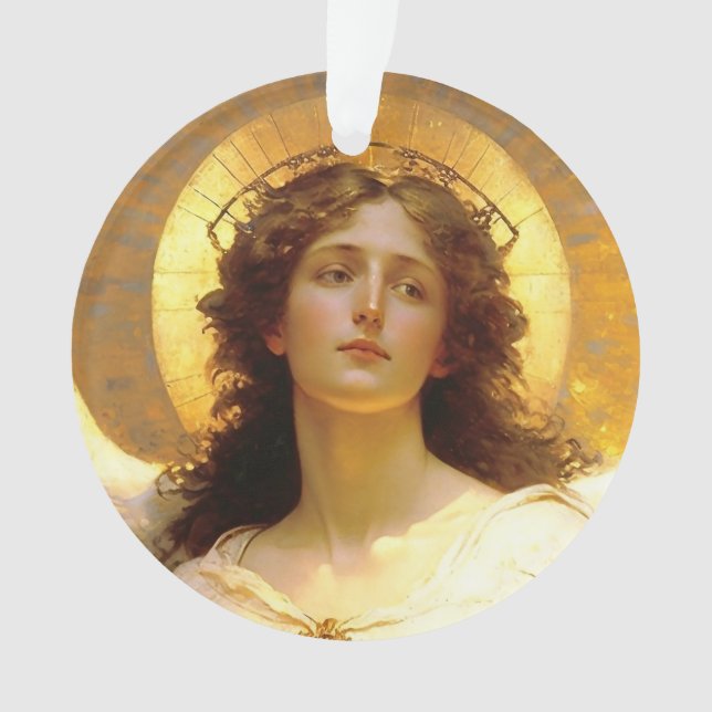 Der goldene Engel Geist des Morgens Ornament (Vorderseite)