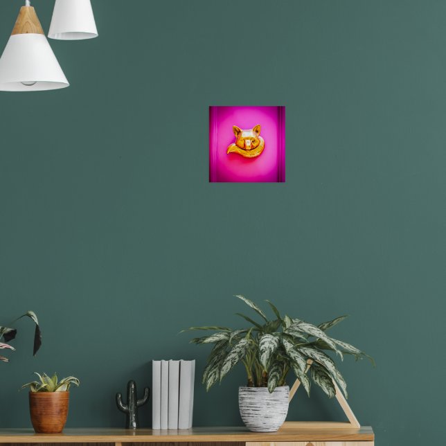 🦊 Der Goldene Fuchs-Türklopfer Poster (Wohnzimmer 1)