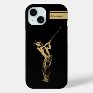 Der goldene Golfer Case-Mate iPhone Hülle