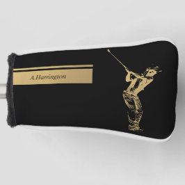 Der goldene Golfer Golf Headcover