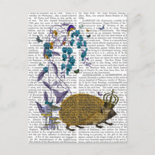 Der goldene Igel Postkarte