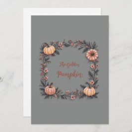 Der goldene Kürbis Einladung