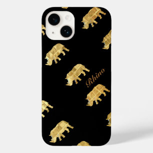 der goldene Nashorn Case-Mate iPhone Hülle