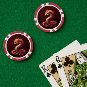 Der goldene Schlangendrache. Pokerchips