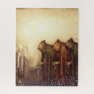"Der goldene Schlüssel" John Bauer Watercolor Puzzle