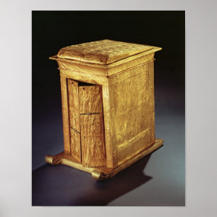 Der goldene Schrein Tutankhamun neuen Königreiches Poster