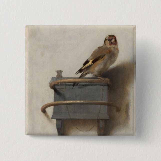 Der Goldfinch Button (Vorderseite)