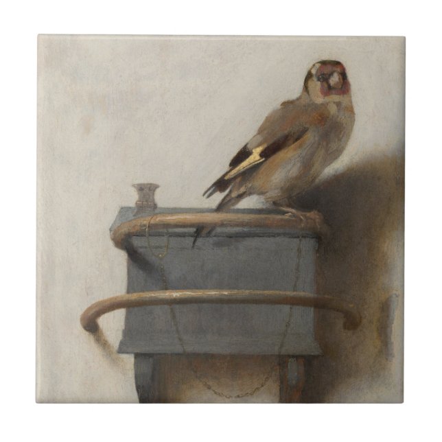 Der Goldfinch Fliese (Vorderseite)