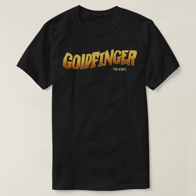 Der Goldfinger-T - Shirt (Design vorne)