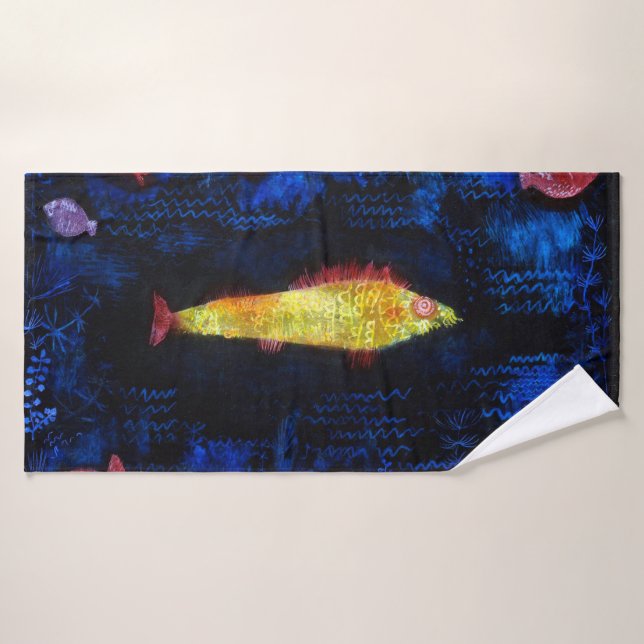 Der Goldfish, Paul Klee Badehandtuch (Badehandtuch)