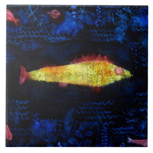Der Goldfish, Paul Klee Fliese