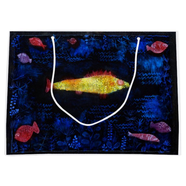 Der Goldfish, Paul Klee Große Geschenktüte (Vorderseite)