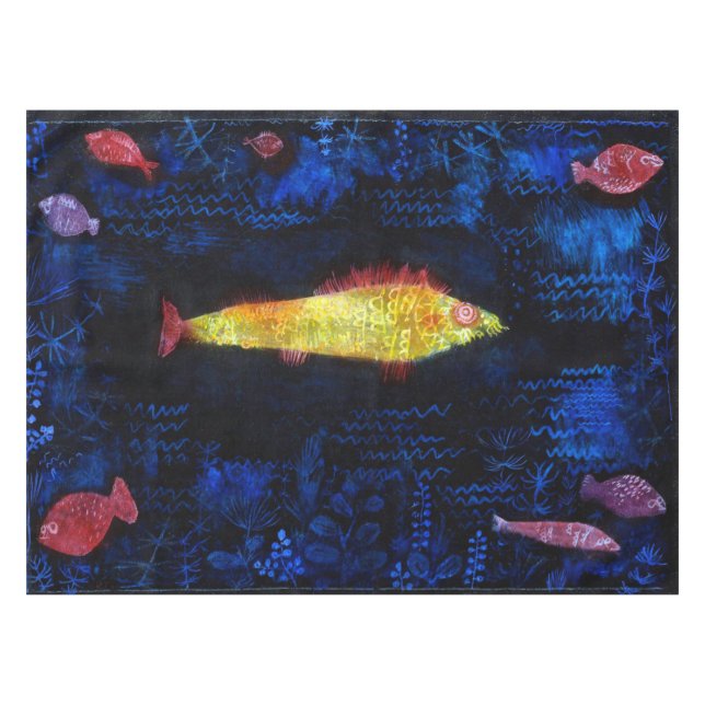 Der Goldfish, Paul Klee Tischdecke (Vorderseite (Horizontal))