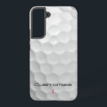 Der Golf Ball verringert den Personalisierten Text Samsung Galaxy Hülle<br><div class="desc">Sie suchen Geschenke für Golfer? VIER! Sie suchen das perfekte Geschenk für den Golfer in Ihrem Leben oder für sich selbst? Dieses Bild des Golf Ball Dimples ist perfekt für jeden Golf Lover. Passen Sie dieses Bild mit Text und Nummer Ihrer Wahl an. Einzigartiges Design für den lässigen Golfer zum...</div>