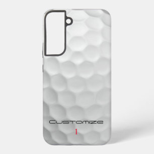 Der Golf Ball verringert den Personalisierten Text Samsung Galaxy Hülle