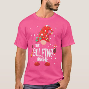 Der Golf-Gnom passend zur Familie Weihnachts-Gnom T-Shirt