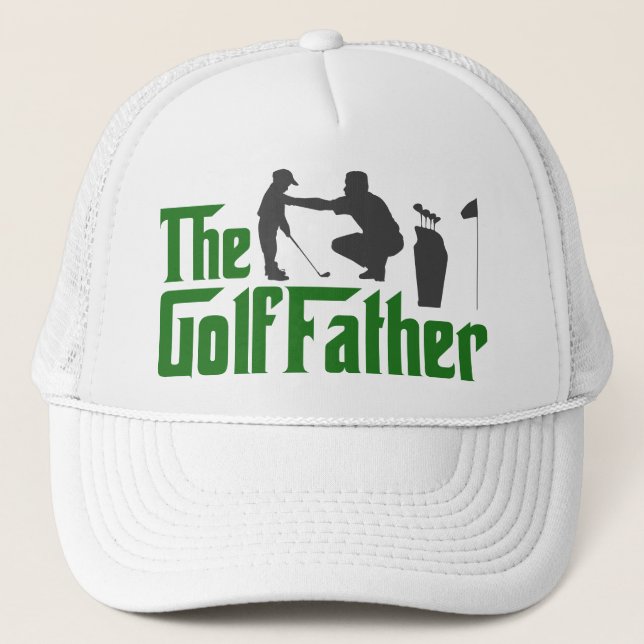 Der Golf Pater Funny Golfing Vater GrandPa Truckerkappe (Vorderseite)