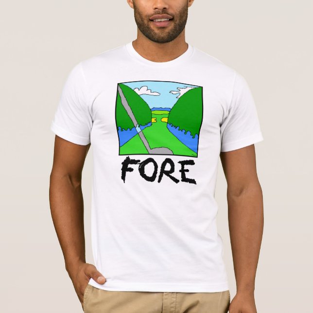 Der Golf T-Shirt (Vorderseite)