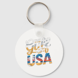 Der Golf von Amerika Beach Resort Design Ragl Schlüsselanhänger