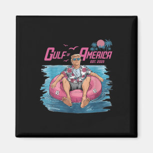 Der Golf von Amerika Est 2025 Funny Trump Patrioti Magnet