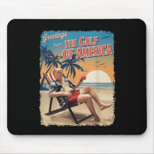 Der Golf von Amerika Est 2025 Retro Trump Patrioti Mousepad