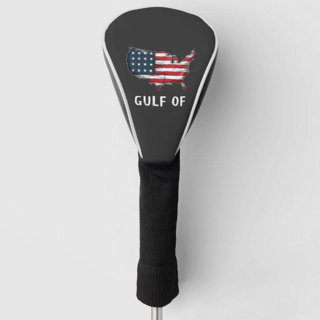 Der Golf von Amerika Funny Trump East Cost Mexiko Headcover (Vorderseite)