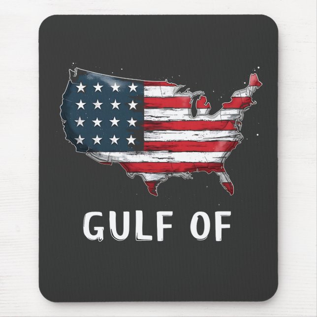 Der Golf von Amerika Funny Trump East Cost Mexiko Mousepad (Vorne)