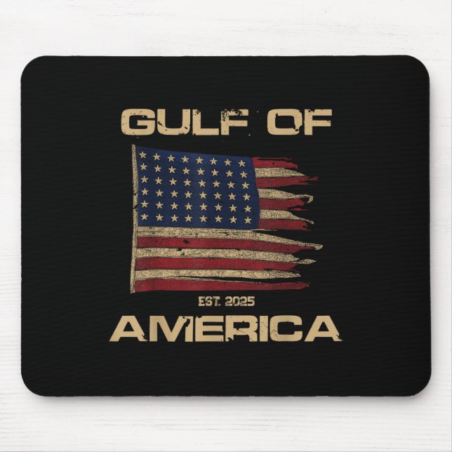 Der Golf von Amerika hat seit 2025 unter der Flagg Mousepad (Vorne)