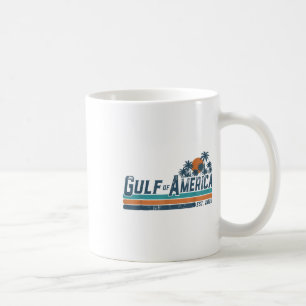Der Golf von Amerika im Retro-Golf von Amerika sei Kaffeetasse