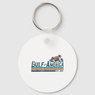 Der Golf von Amerika im Retro-Golf von Amerika sei Schlüsselanhänger
