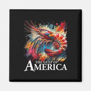Der Golf von Amerika im Retro-Golf von Mexiko nie  Magnet