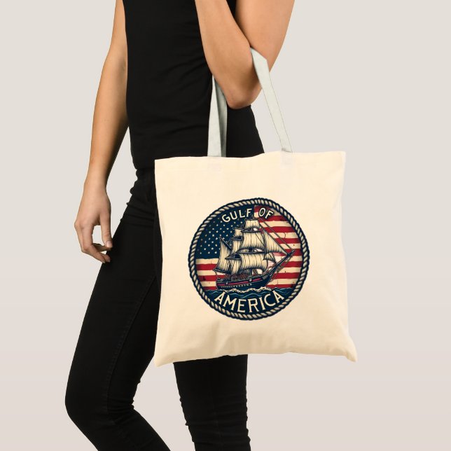 Der Golf von Amerika Patriotic Tragetasche (Vorderseite (Produkt))