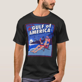 Der Golf von Amerika Trump, der vom Patriotischen T-Shirt