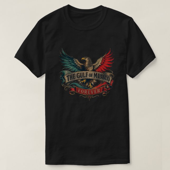 DER GOLF VON MEXIKO FÜR IMMER T-Shirt (Design vorne)