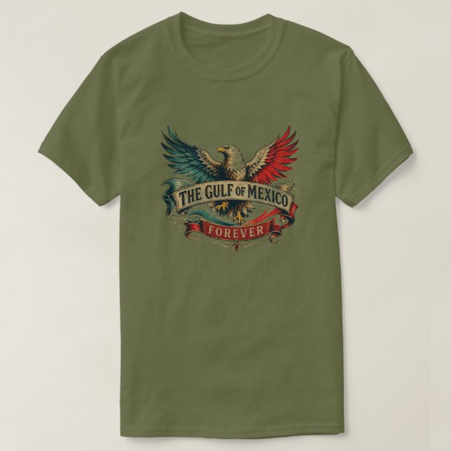 DER GOLF VON MEXIKO FÜR IMMER T-Shirt (Design vorne)