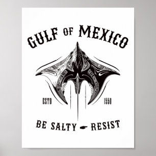 Der Golf von Mexiko ist salzig und widersteht Trib Poster