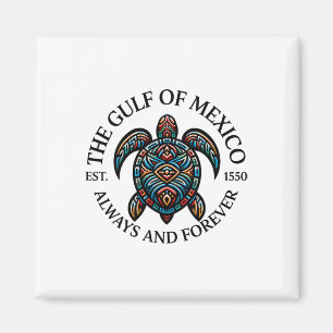 Der Golf von Mexiko - Schildkröte und der Rückstan Magnet